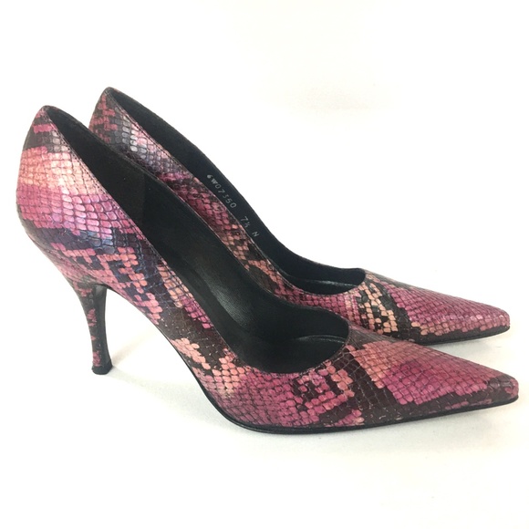 stuart weitzman pink shoes